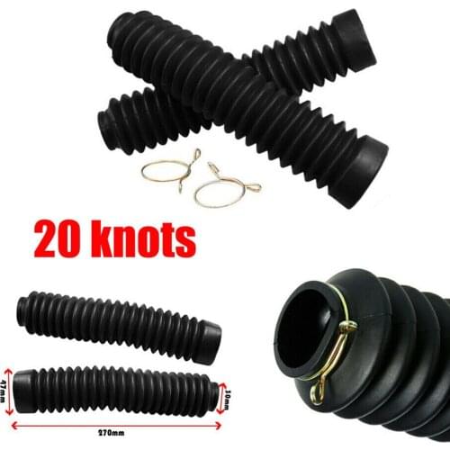 Universal Motorcycle Front Fork Cover Gaiters Gators Boot Shock Protector Dust Guard Motorcycle Fork Bellows