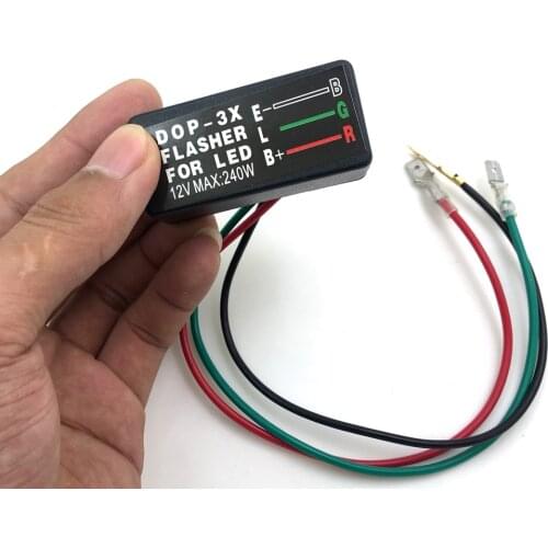 1pcs Universal Motorcycle LED Blinker Relay 3 Pin DC 12V Turn Signal Light Flasher Controller Flashing Relay