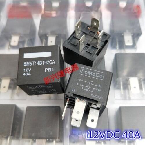 2pcs For Ford Car Air Conditioning Fan Headlight Relay 5M5T14B192CA 12V 4PIN 40A Relays