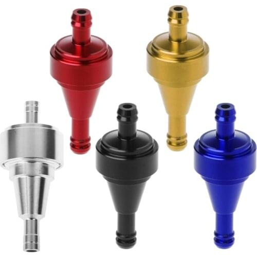 2019 New Universal 6mm Oil Fuel Filter Cleaner for Motorcycle Pit Dirt Bike ATV 5 Colors Auto Accessories