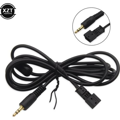 Audio input line adapter 3 Pin 3.5mm Jack AUX line male Adapter Radio Interface Cable For BMW E39 E46 E53 BM54