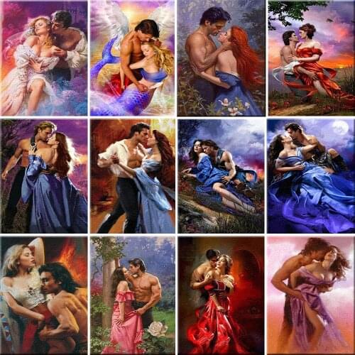 Diamond Painting Sexy Men And Women Beads Embroidery Couple Jewelry Cross Stitch Kit Mosaic Picture Bedroom Decor Unique Gift