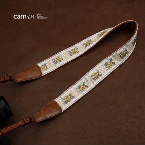 Cam-in embroidery series universal SLR digital camera strap Micro single photography strap cam7532