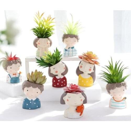 Flower Planter European Style Succulent Plants Planter Pot Mini Cactus Flower Pot Home Decor Craft