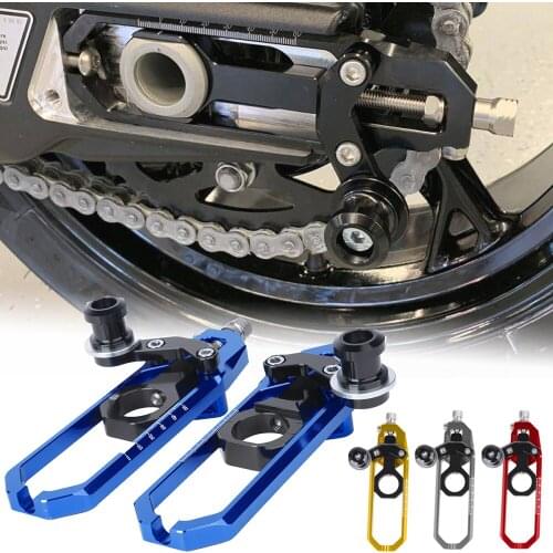 For BMW S1000R HP4 S1000RR 2009-2020 Motorcycle CNC Aluminum Left Right Chain Adjusters with Spool Tensioners Catena Accessories