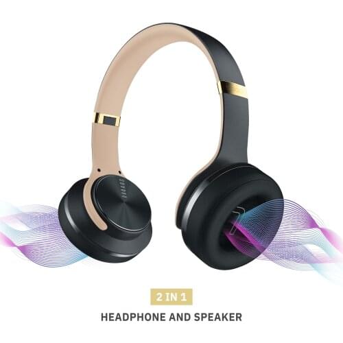 EQ Mode Wireless Headphone Original SODO MH5 Comfortable 2 in1 Twist-out Bluetooth Speaker Headphone with Microphone for Phone