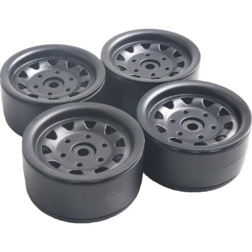 4pcs 1.9 Inch Metal Alloy Wheel Rim Wheel Hub for 1/10 RC Rock Crawler Traxxas TRX4 Axial SCX10 Tamiya CC01 TF2 D110 D90 Parts