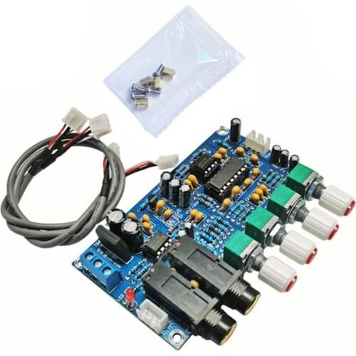 XH-M173 Microphone Amplifier Module Karaoke Reverberation Board AC 12V Dual Power Supply PT2399