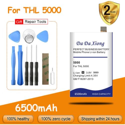Newly Upgraded High Quality 6500mAh THL 5000 THL5000 Battery for THL 5000 THL5000