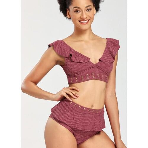 Купальники с рюшами OllyMurs China At AliExpress