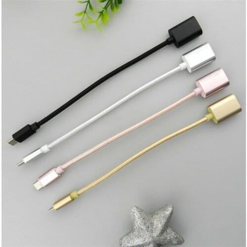 USB 2.0 Type-C OTG adapter converter for Samsung And Huawei And Xiaomi Android Phones Can Charge At Any Time And Transfer Files