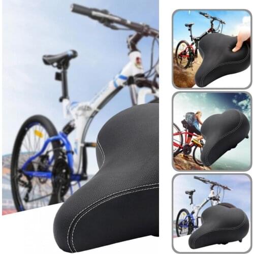 PP Pragmatic Thickened Sponge Lightweight Bike Cushion Polyurethane Bicycle Saddle Large for Bike