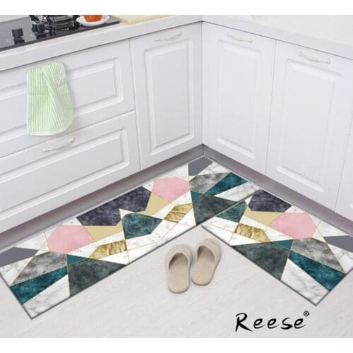 Reese Kitchen Rug Quality Floor Mat 3D Print Protection Anti-slip Decoration Living Room Balcony Bathroom Doormat Hallway Bath