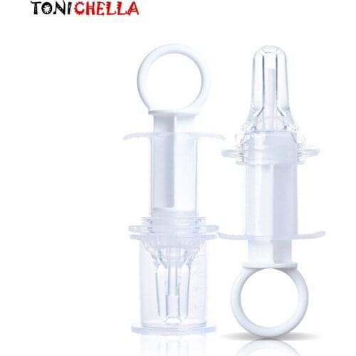 Baby Medicine Feeding Device Kids Syringe Infant Kid Given Medicines Squeeze Pacifier Feeder Nipple Children Utensil T0335