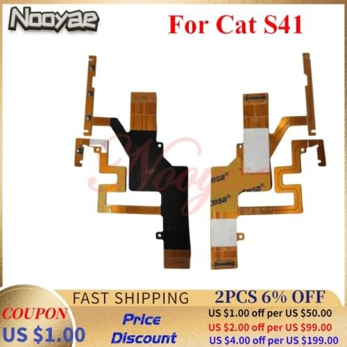 Power On Off Volume Up Down Ribbon For Caterpillar Cat S41 Power Control Button Switch Key Flex Cable