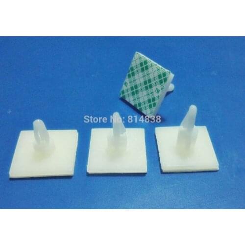 Wkooa 15mm Plastic Parts Reverse Locking Circuit Board Support Standoff Spacer Adhesive Backed