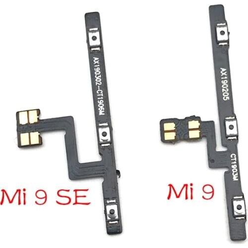 10pcs/lot, For Xiaomi Mi 9 SE Mi9 SE Mi9SE Volume Button Power Switch On Off Button Flex Cable