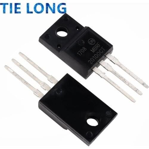 10PCS TO-220F MBRF20100CT SCHOTTKY DIODE MBR20100CT 20100CT