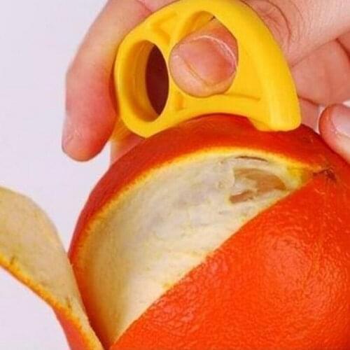3Pcs/bag EDC Finger Open Peel Orange Cut Device Kitchen Gadgets Support Orange Fruit Peel Scaler Remover Device Kitchen Aid