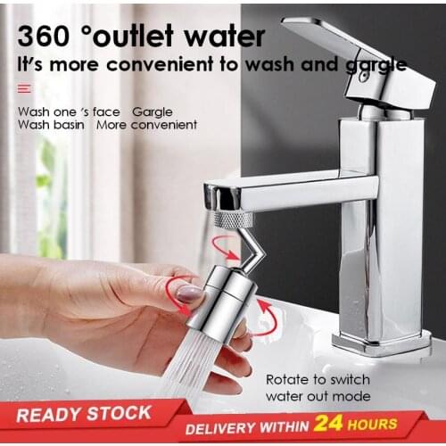720 degree universal rotating filter faucet nozzle anti-splash filter faucet removable kitchen bathroom nozzle sprayer aerator