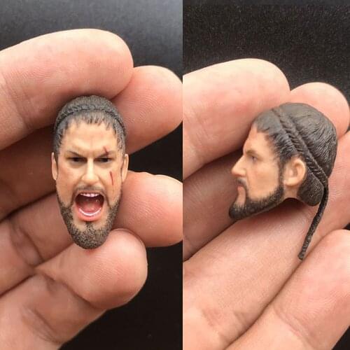 In Stock 1/12 Scale Male Figure Accessory Vikings Spartan 300 Warriors Solider Calm/Scream version for 6 inches Body