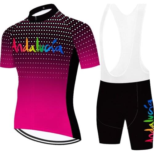 Andalucia Laser Cut Ropa Bicicleta Maillot Mallot Hombre Verano Cuissard Cyclisme Homme Conjunto Ciclismo Completo Ciclismo