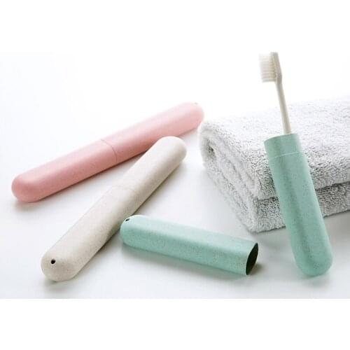 LIYIMENG Travel Protect Toothbrush Tube Cover Case Household Candy Color Portable Dustproof Toothbrush Storage Holder