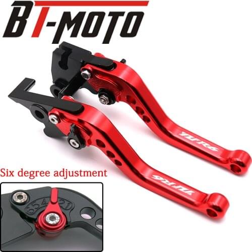 CNC Adjustable Motorbike Long&Short Brakes Clutch Levers For YAMAHA R6 YZF600 YZF-R6 2005 2006 2007 2008 2009-2016