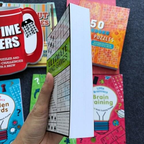 An interesting puzzle book Sudoku Thinking Game Book Children Play Smart Brain Number books kid new year gift