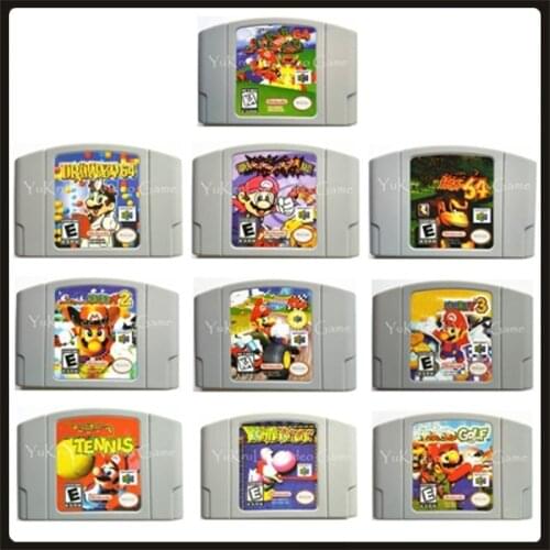 SuperMariSeries Video Game Cartridge Console Card for Nintendo N64 US NTSC Version English Language