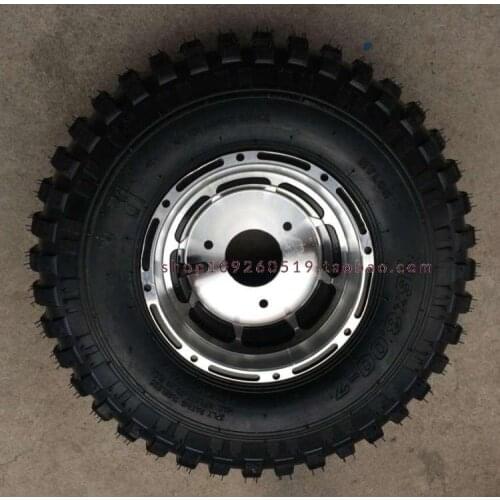 1 PC Four-Wheel ATV 7-Inch Aluminum Rim Tire Karting Parts Modified 16X8-7-Inch Tire Aluminum Alloy Wheel Hub
