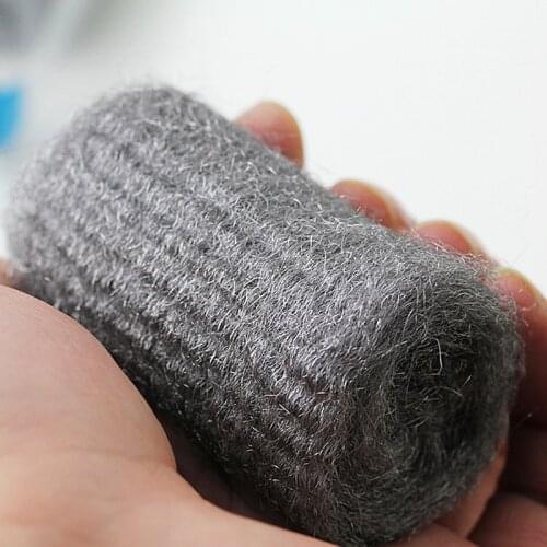 12pcs/Lot Sponge Metal Mesh Super Detergent Tool Kitchen Steel Wool Degreasing Cleaning Tool Pot Brush Cleaner VBL60 P30