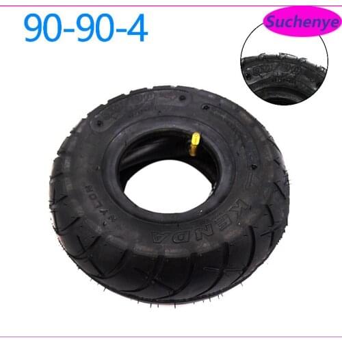 10 inch 90/90-4 3.00-4 Outer Tire On-road Tyre for Motorcycle Many Scooter Gas/Electric Scooter Tire