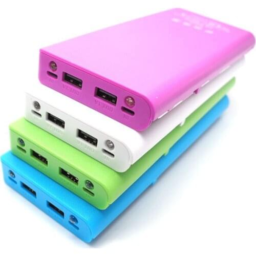 New DIY 18650 Case Power Bank Shell Case Portable LCD Display External 18650 Battery Box Charger