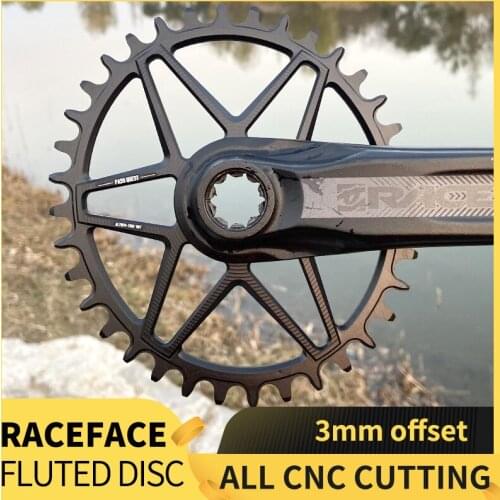 PASS QUEST RACEFACE crank special positive and negative tooth width narrow tooth sprocket mountain bike sprocket OVAL EASTON