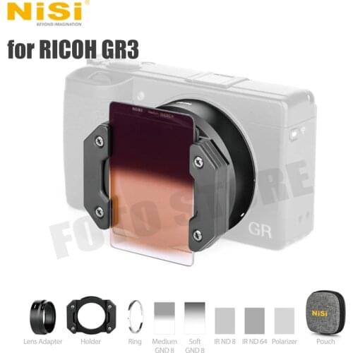 Nisi Filter System for RICOH GR3 Camera Polarizer UV GND CPL ND Lens Filters Adapter Kit for GRIII GR III