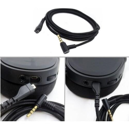 Replacement Stereo Audio- Cable Extension Cord for SteelSeries- Arctis 3 5 7 Pro Wireless Gaming Headphone Headset