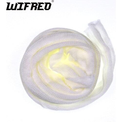 Wifreo 2m Carp Fishing PVA Mesh Refill 37mm 25mm Carp Rig PVA Bag Fishing Bait Hook Chum Holding Pocket