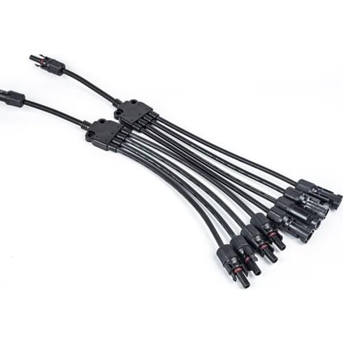 Y 3Y 4Y Branch parallel connection 30A 1000V Electrical Solar Connector Photovoltaic 2pcs solar Panel Cable Wire Connect