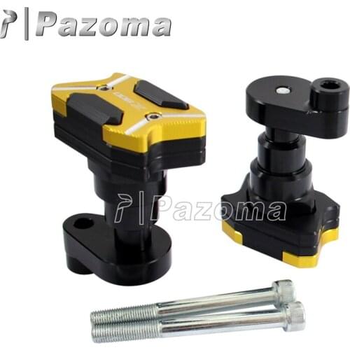 1 Pair Motorcycle CNC Aluminum Frame Slider Anti Crash Pads Protection for Kawasaki Z900 2016 2017