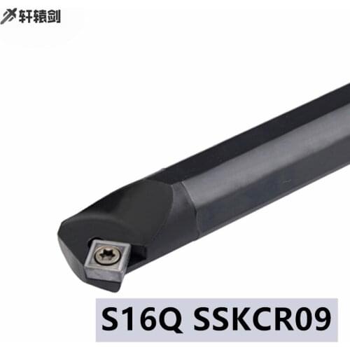 1PC S16Q SSKCR09 SSKCL09 S12M SSKCR SSKCL Internal Turning Tool Holder Lathe Cutting Tool Boring Bar Carbide Insert CNC SCMT