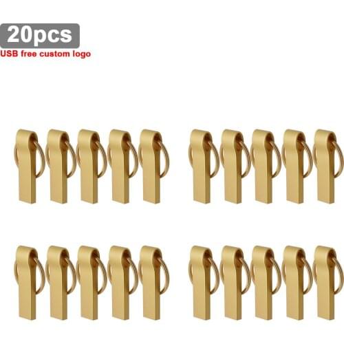 20pcs/lot pen drive 4GB 32GB Personalize logo 16GB 64GB USB Flash Drive drive 128gb Memory Stick Pen drive 64GB For wedding Gift