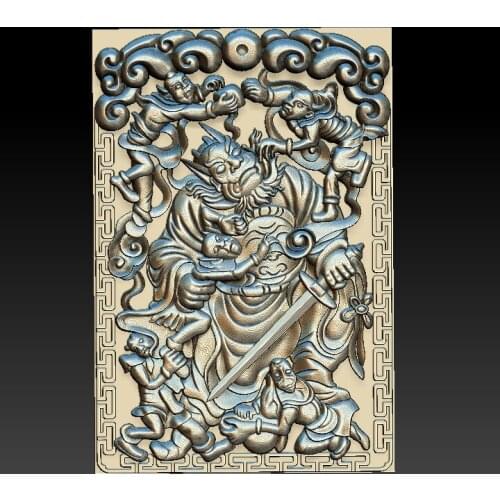 Buddha 3d STL relief digital file - （48）STL Model for CNC Router Aspire Artcam 3D Printer Carving Engraver Bas Relief