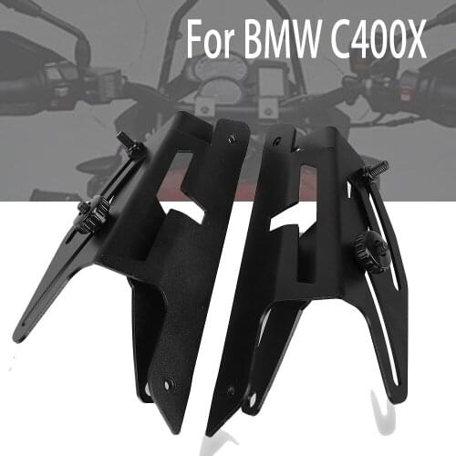 Motorcycle Accessories Aluminum HandGuard Shield Hand Guards Windshield Front Windshield Adjusting Bracket For BMW C400X C 400X
