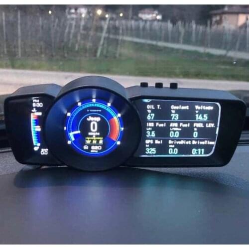 Car HUD 2021 Newest Multi-Function Head Up Display Dashboard Computer GPS Digital Speedometer OBD2+GPS Car Diagnostic Tool