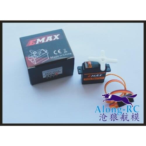 FREE SHIPPING 4PCS Digital Servo EMAX ES3352 brushless wing servo motor 4.8V/6.0V 2.4/2.8Kgf.cm for rc glider MODEL AIRPLANE