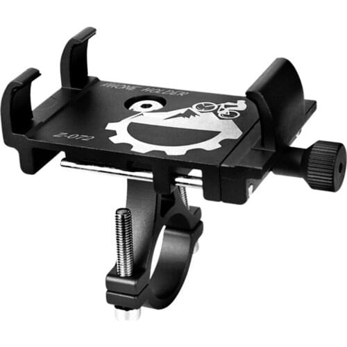 Bicycle Scooter MTB Motorcycle Mobile Holder Phone GPS Holder Aluminum Alloy Bike Mobile Phone Holder Universal Bike Bracket