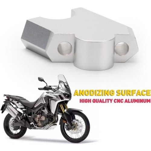 Dropshipping!2Pcs Handlebar Adapter Adjustable Extender Metal Portable Motorcycle Handlebar Riser for Honda CRF1000L 2016-2018