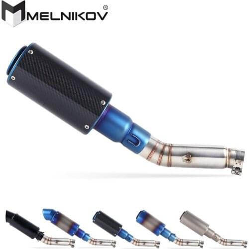 Motorcycle Exhaust Muffler Link Middle Pipe Slip On For HONDA CBR400 CB500R CBR500R CB400X CB500X Cbr500 2013 To 2020 Exhaust