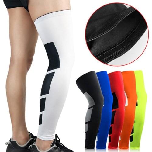 Unisex Cycling Leg Warmer Breathable Basketball Football Running Cycling Compression Knee Support Leg Protective Sleeve
